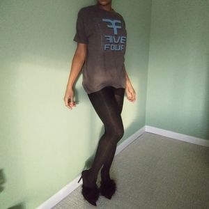 Men's Five four graphic gray t-shirt